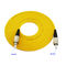 黄色3のメートルUpc Fc Scのパッチ・コード、繊維光学のドロップ・ケーブルのFc-Fcの習慣の長さ